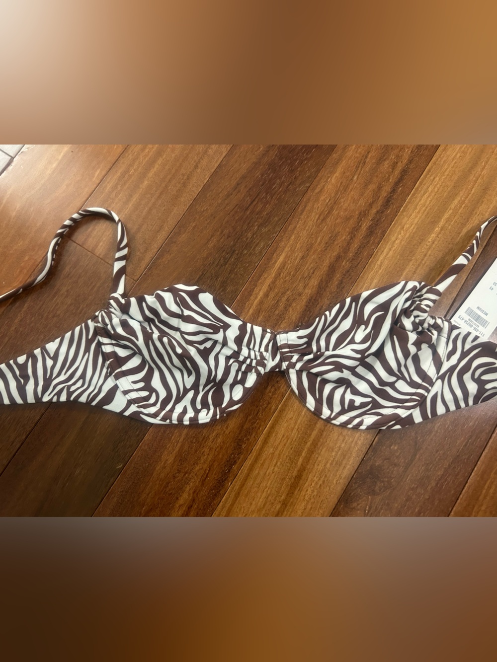 Abercrombie Women’s Zebra Underwire Bikini Top